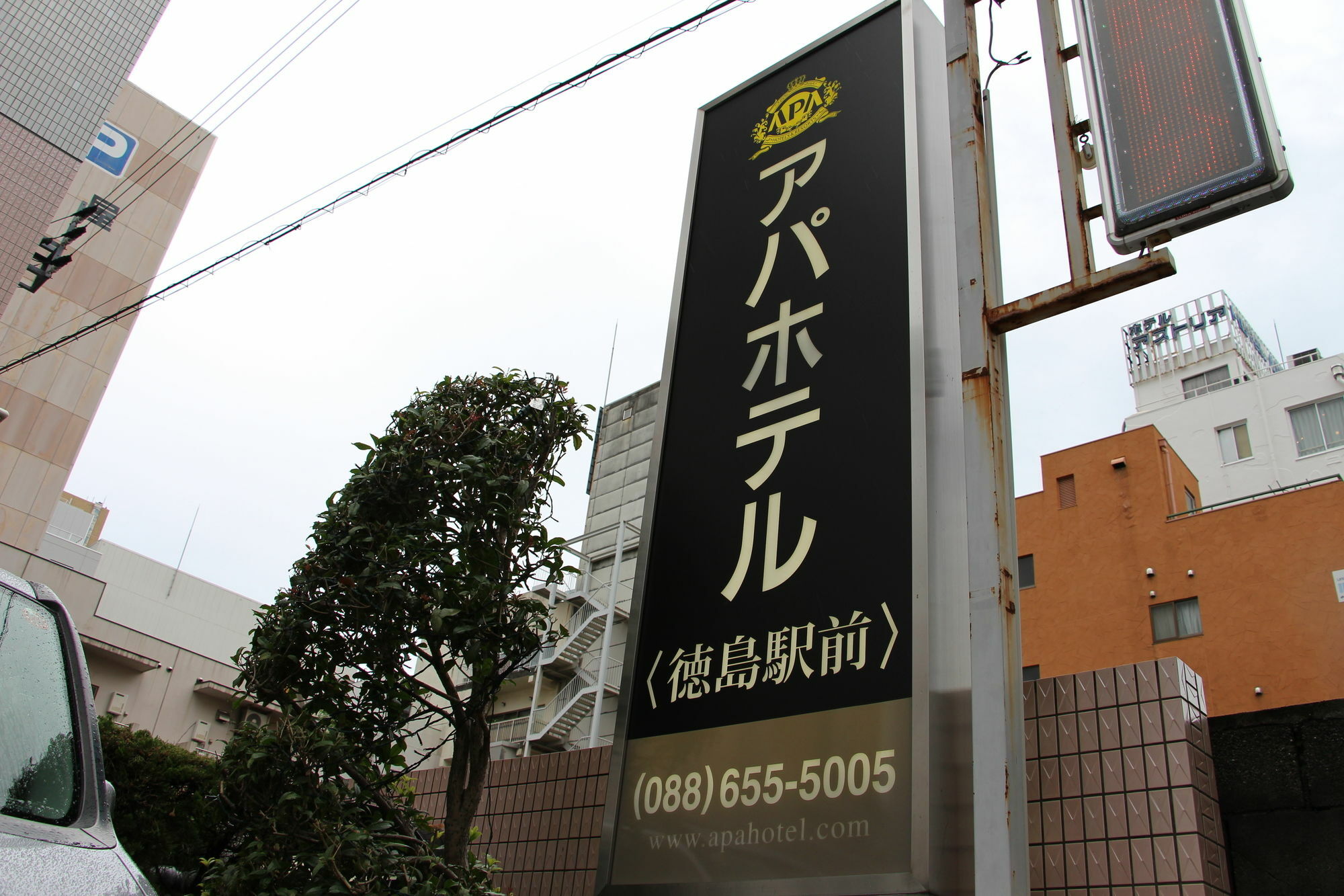 Apa Hotel Tokushima Ekimae Exteriör bild